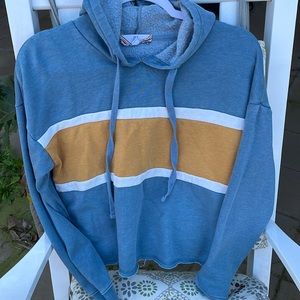 Blue hoodie